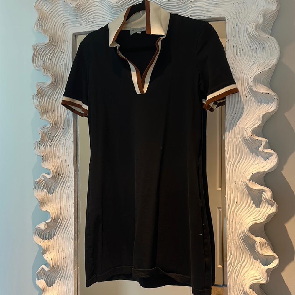 Tuckernuck Black Collard knit dress